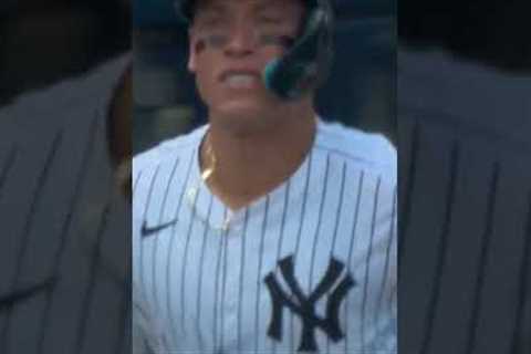 After hitting his 41st HR, Aaron Judge gets the intentional walk in the 2nd with nobody on.