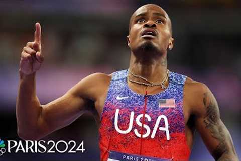 Quincy Hall finds another gear to come back and win men’s 400m | Paris Olympics | NBC Sports