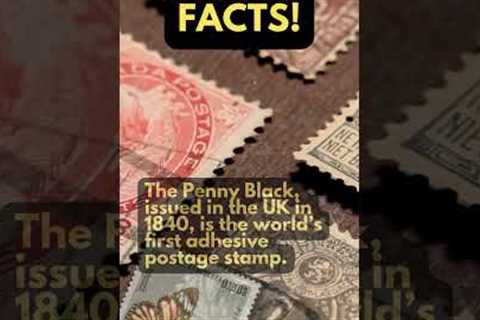 HOBBY FACTS! Did you know stamp collecting began in the 1840's? 💮 #stamps #hobby
