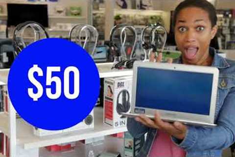 Stacee Goes Back-to-School Shopping at Goodwill's Tech Store