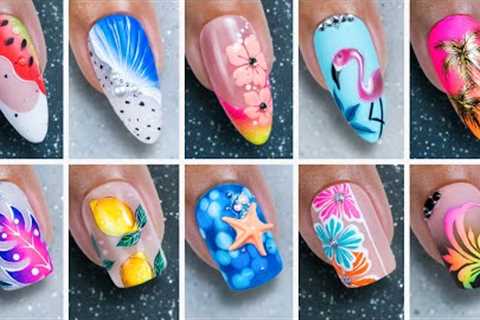 15 Best Summer Nail Art Ideas + Tutorial | New Holidays Nail Art Compilation