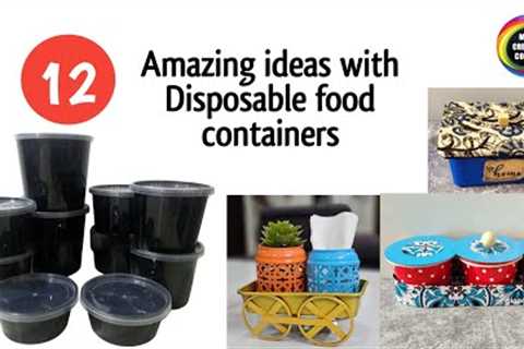 Creative things from waste material |12 Creative Ways to Reuse Plastic Food Containers at Home |