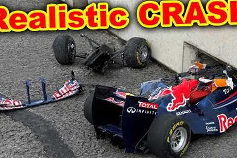 RC F1 Car Realistic CRASH (Rare Expensive Model)