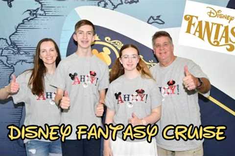 Disney Fantasy 10-night Cruise! Embarkation Day