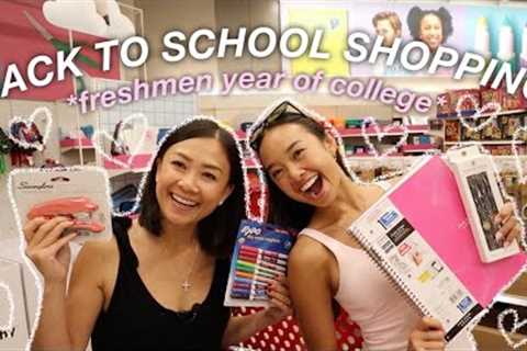BACK TO SCHOOL SHOPPING FOR COLLEGE | Nicole Laeno