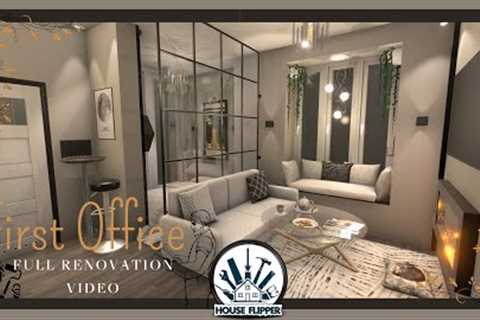 HOUSE FLIPPER|Modern Flip|First Office (Step By Step)