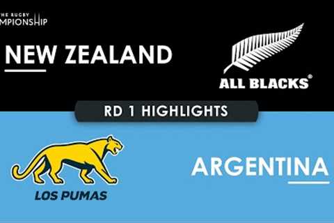 HIGHLIGHTS | NEW ZEALAND v ARGENTINA | The Rugby Championship 2024