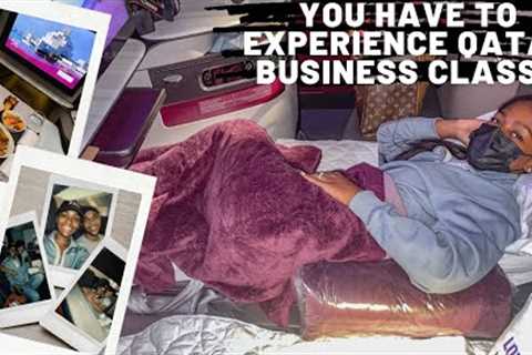 Qatar Airways Business Class QSuite Travel Journey to Maldives - BEST Flights EVER!!