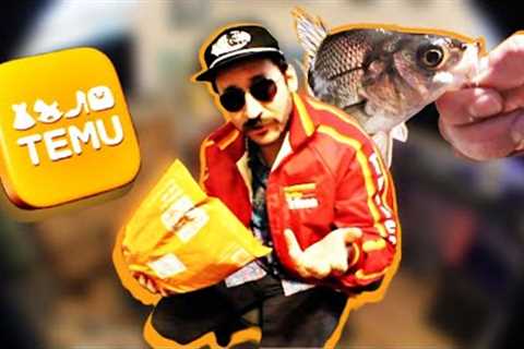 CAN YOU FISH LIKE A BILLIONAIRE?! - TEMU FISHING CHALLENGE