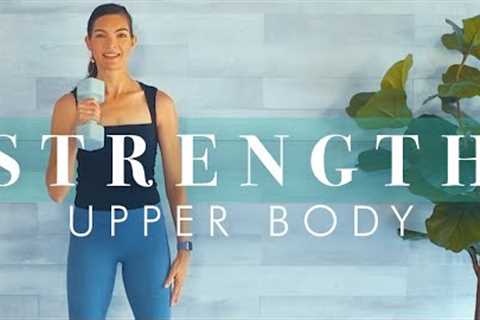 Upper Body Workout with One Weight // Arm Strength Exercises for Beginners &amp; Seniors