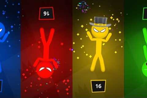 The Stickman MINIGAMES random (Part 18) - Stickman Party 1234 Player