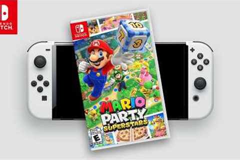 Mario Party Superstars on Nintendo Switch OLED (Handheld)