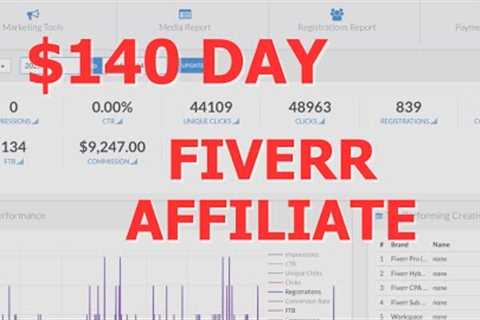 How I Make Passive Income with Fiverr Affiliate Program - $140 DAY?
