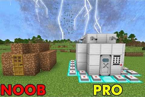 Tornado vs Security House in Minecraft