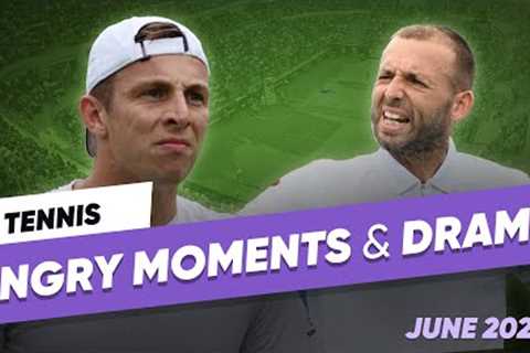 Tennis Angry Moments &amp; Drama - June 2024