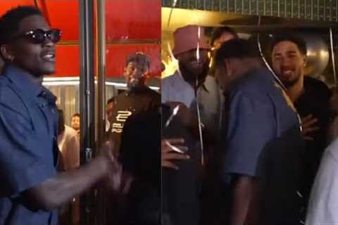 LeBron James &amp; Kevin Durant SUPRISES Anthony Edwards WITH a party for  his 23rd birthday!