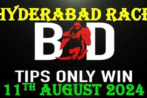 HYDERABAD RACE TIPS | 11/08/2024 | HORSE RACING TIPS | HYDERABAD HORSE RACE | HORSE |(@TIPSONLYWIN)
