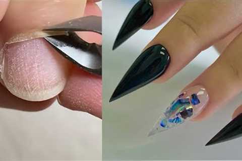 Satisfying nail art &amp; relaxing nail care compilation🤤
