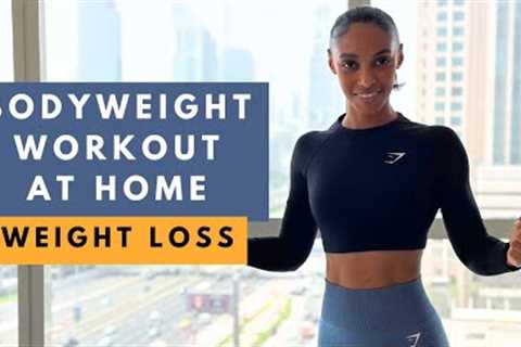 Full Body Workout at Home: Weight Loss &amp; Burn Fat with NO EQUIPMENT 🔥