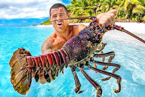 Giant Lobster Catch And Cook In A Tropical Storm