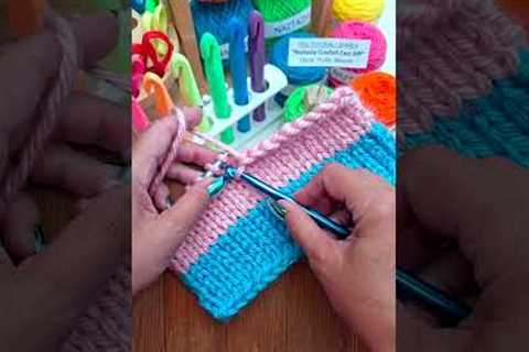 Crochet Knitting Edging #shorts