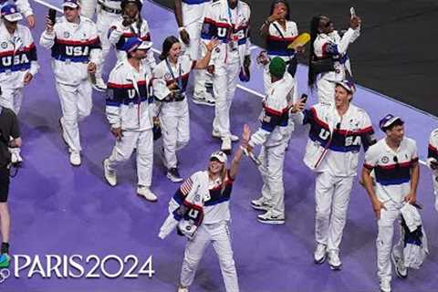 Best of Team USA at the Paris Olympics Closing Ceremony | NBC Sports