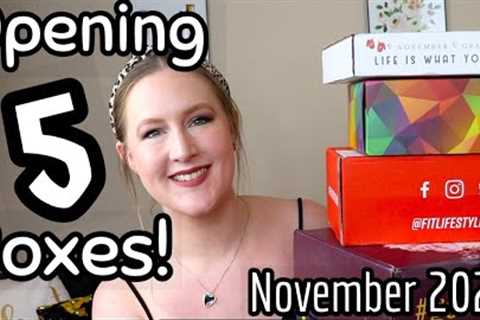 You Voted... Another Mega Unboxing! Yay! Opening 5 Subscription Boxes