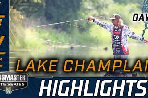 Highlights: Day 1 Bassmaster action at Lake Champlain