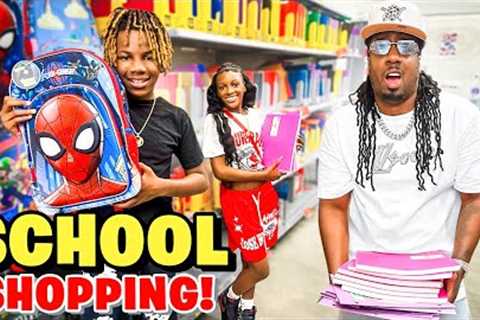 BACK To SCHOOL SHOPPiNG For The Kids School Supplies