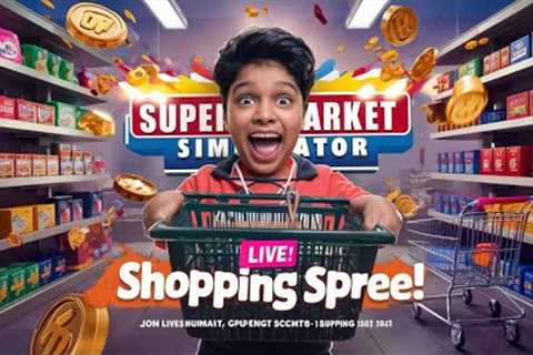 Biggest Shopping Spree Ever! Dekho Kya Mila!! 😱💸 | Supermarket Simulator 3 LIVE | Ep1 #short