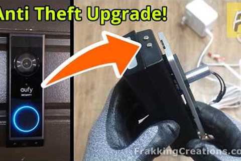 Doorbell camera anti theft DIY – Improve theft protection for Eufy video doorbell camera E340 &amp; ..