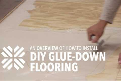 How to Install Glue Down Hardwood Flooring (Glue-Down Over Wood Subfloor)