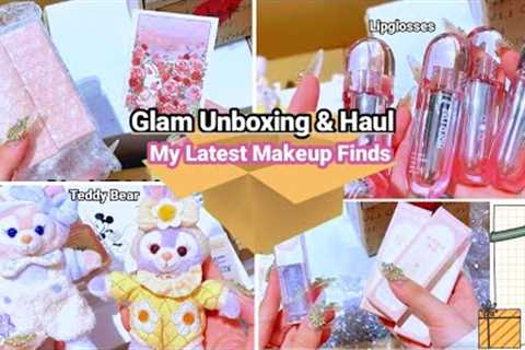 Glam unboxing and haul: My latest makeup finds 💕💋| Shopping vlog 🛍️👑