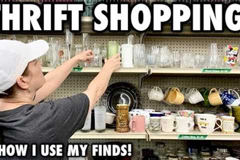 Thrift Store Shopping • Thrifting Home Decor at Goodwill! Thrift Store Finds • Thrift with Me