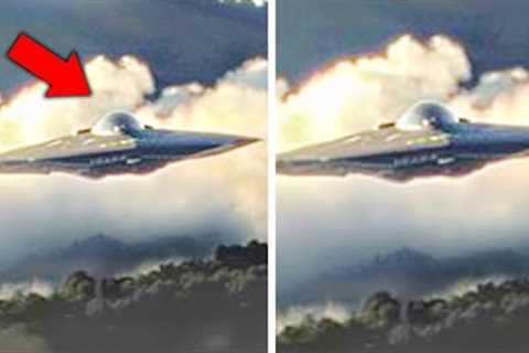 Passenger Filmed A Flying UFO , Then This Happened