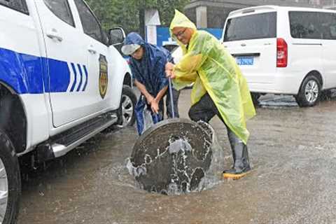 Unclogging Sewers with Repurposed Waste Materials-Recycling Waste to Fix Flooding Issues