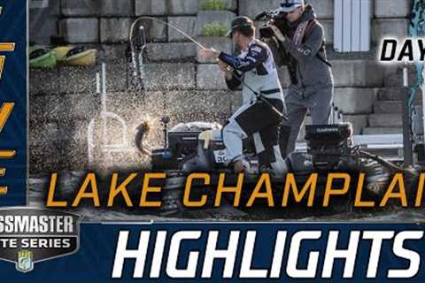 Highlights: Day 2 Bassmaster action at Lake Champlain