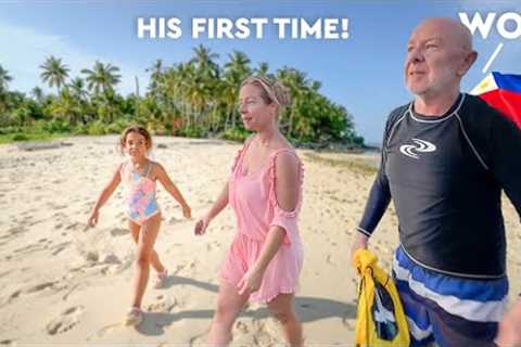 🇬🇧 My Dad's FIRST TIME Island Hopping in the PHILILLPINES 🇵🇭