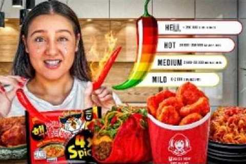 I SURVIVED Spicy Fast Food Challenges! 🌶️🔥