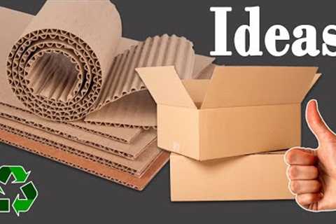 Upcycle Cardboard Unique and Easy Craft Projects | Easy and Fun Craft Ideas