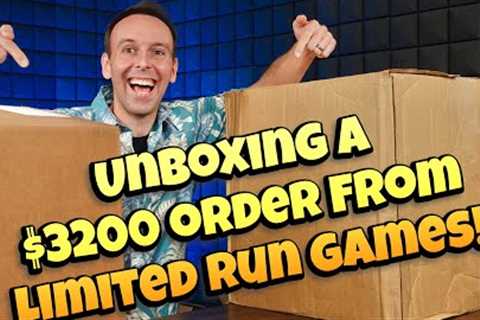 Huge Limited Run Games Unboxing! Nintendo Switch Castlevania, Double Dragon, Blaster Master!