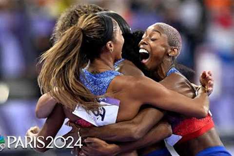 U.S. women do something incredible in 4x400 relay to finish Olympic meet | Paris Olympics