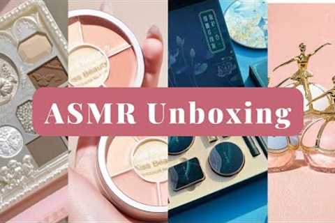 ASMR unboxing beautiful cosmetics Douyin | Satisfying cosmetics unboxing videos combination