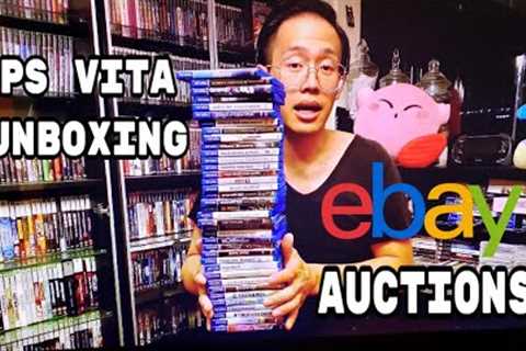 PS VITA GAMES UNBOXING (Ebay auction Pickups video)