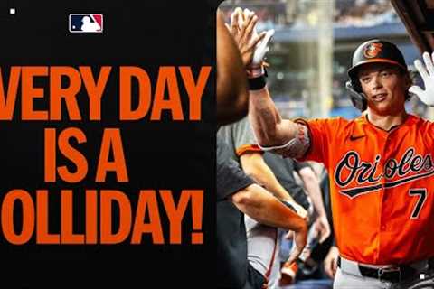 Jackson Holliday is HOT! 🔥 (4th HR in 6 games!)