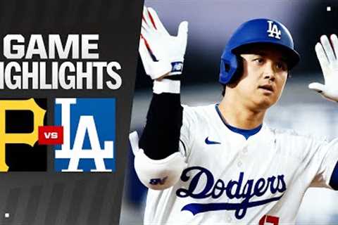 Pirates vs. Dodgers Game Highlights (8/9/24) | MLB Highlights