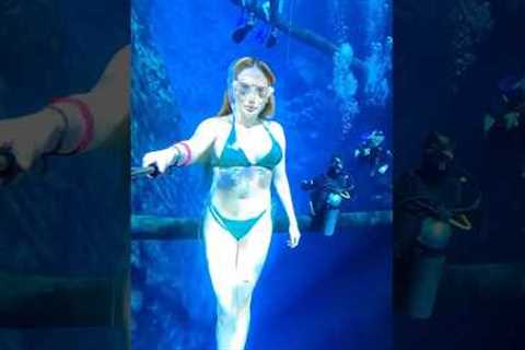 Showing off for the scuba divers 😋 #brazil #brasil #underwater #freediver #freediving