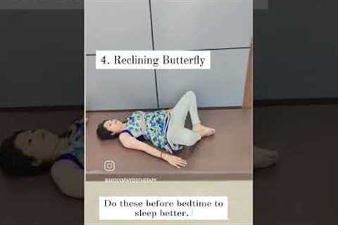 5 exercises before going to sleep in bed for better sleep: Arogya physiotips