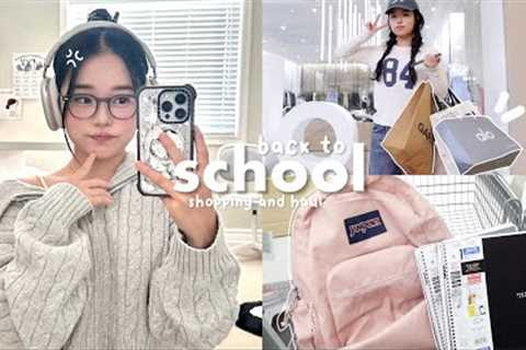 BACK TO SCHOOL SHOPPING FOR COLLEGE🥯(Cute clothes and supplies)
