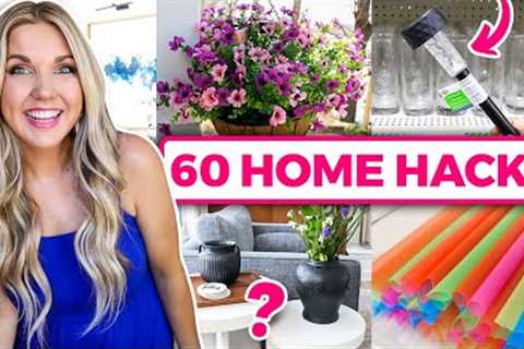 60 Home Hacks that ACTUALLY WORK!